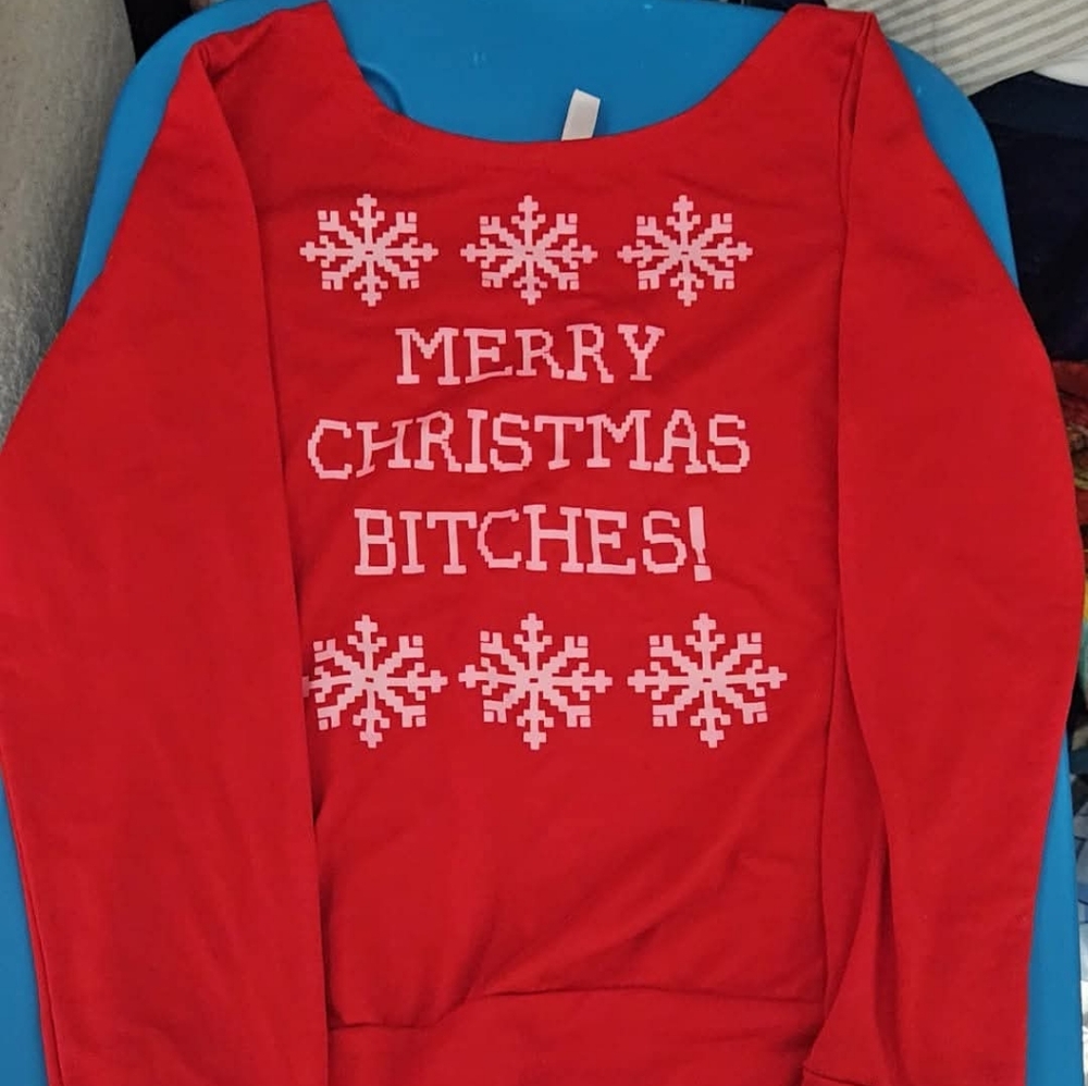Hualan christmas sweatshirt sz small